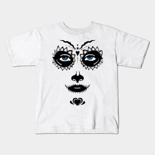 Sugar Skull Face Kids T-Shirt